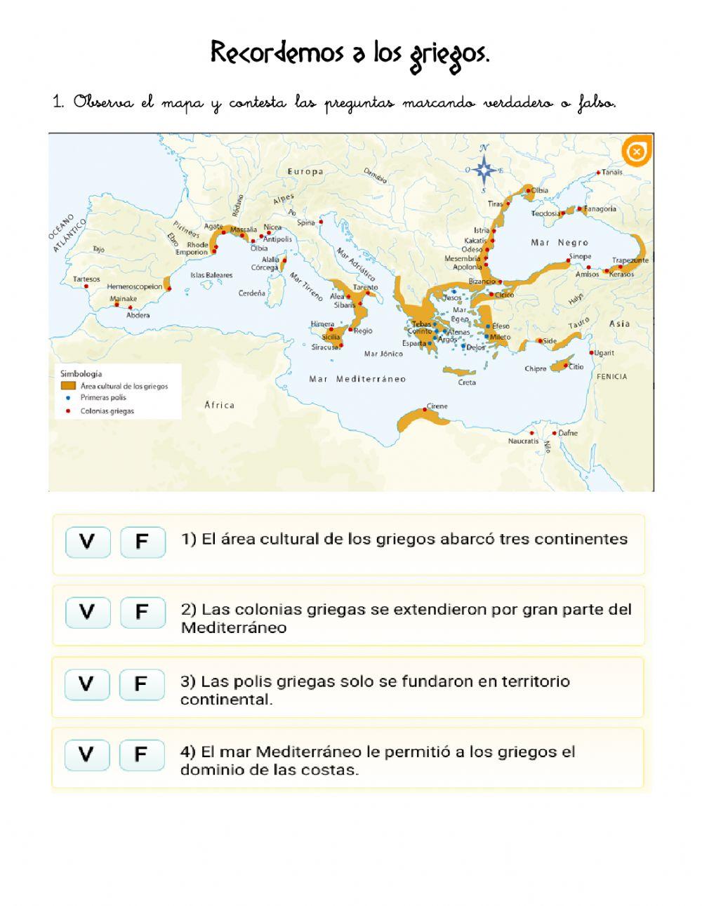 Relieve y ciudad griega