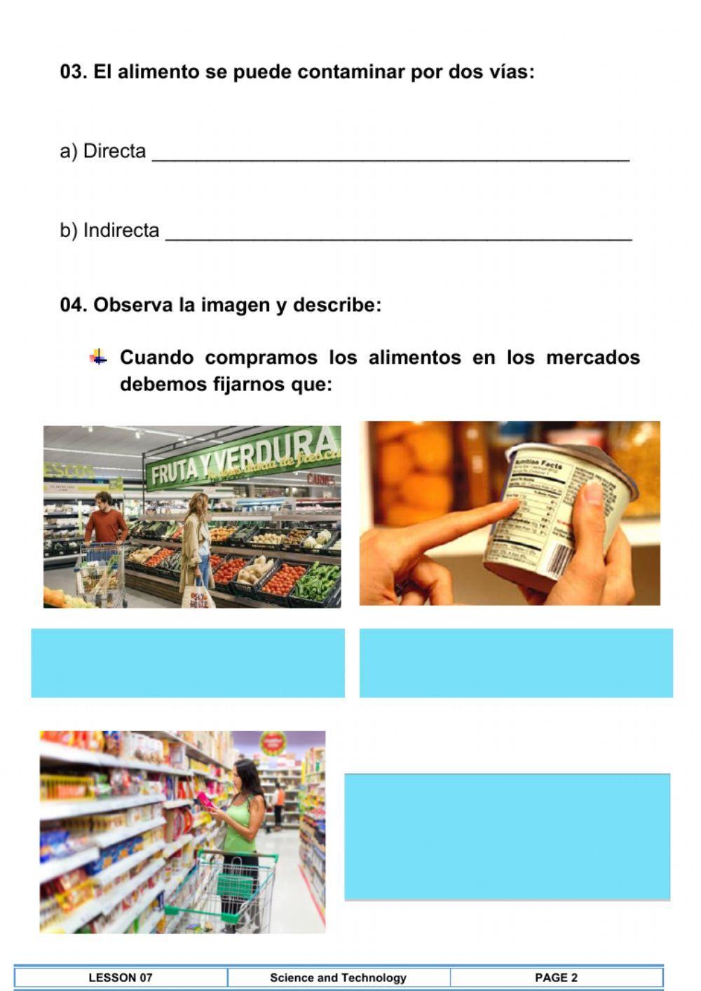 Higiene y manipulación de los alimentos