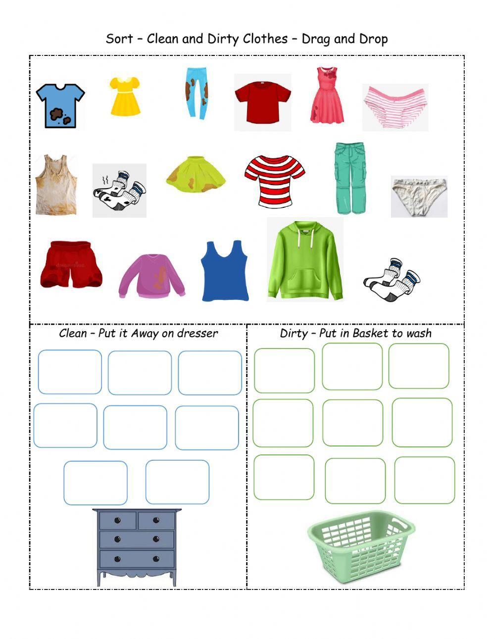 306514 Sorting Dirty and Clean Clothes Keri Lierman