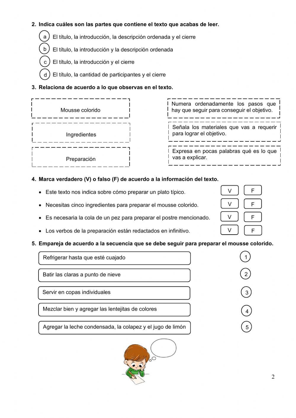 Comprensión de textos