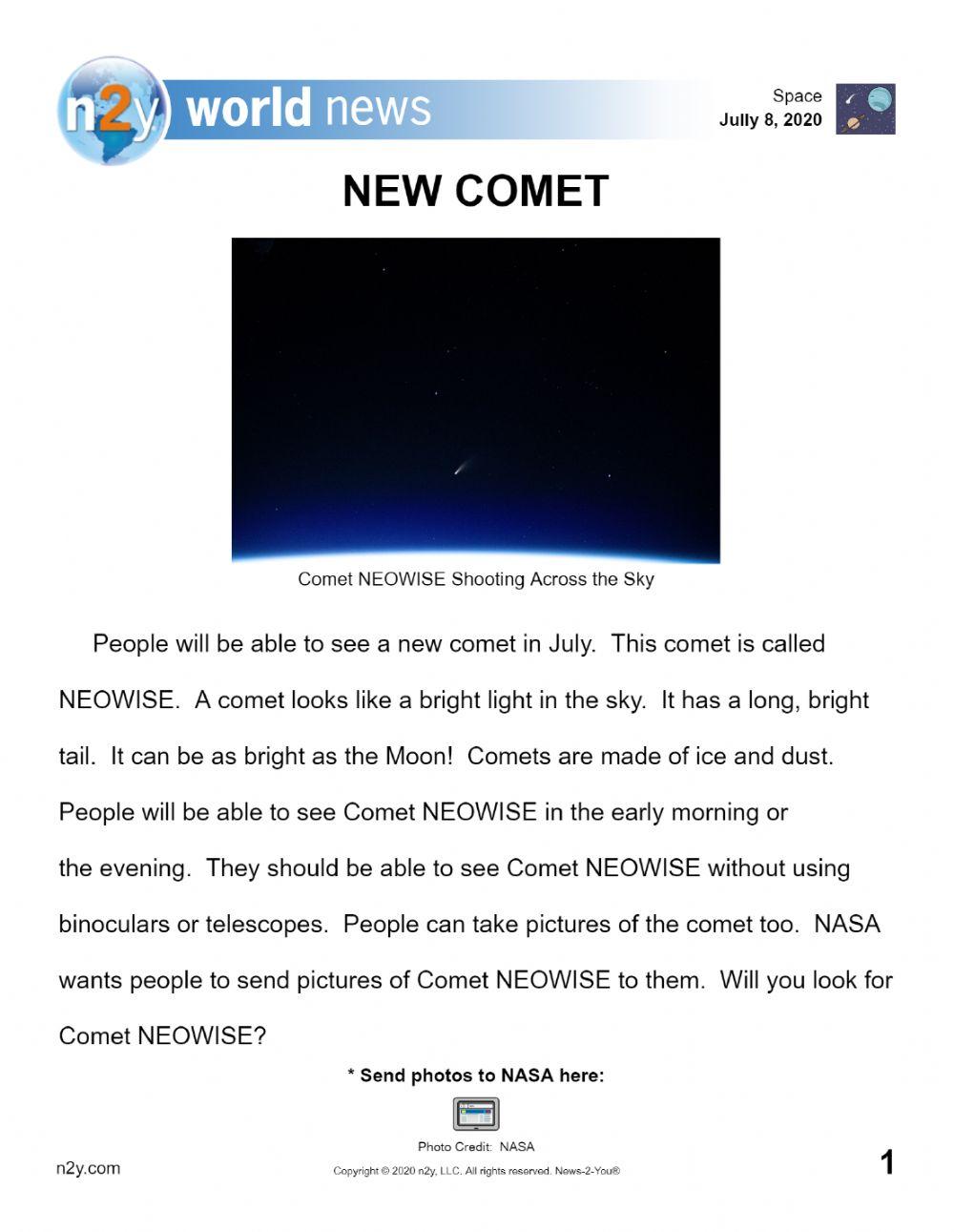 New comet