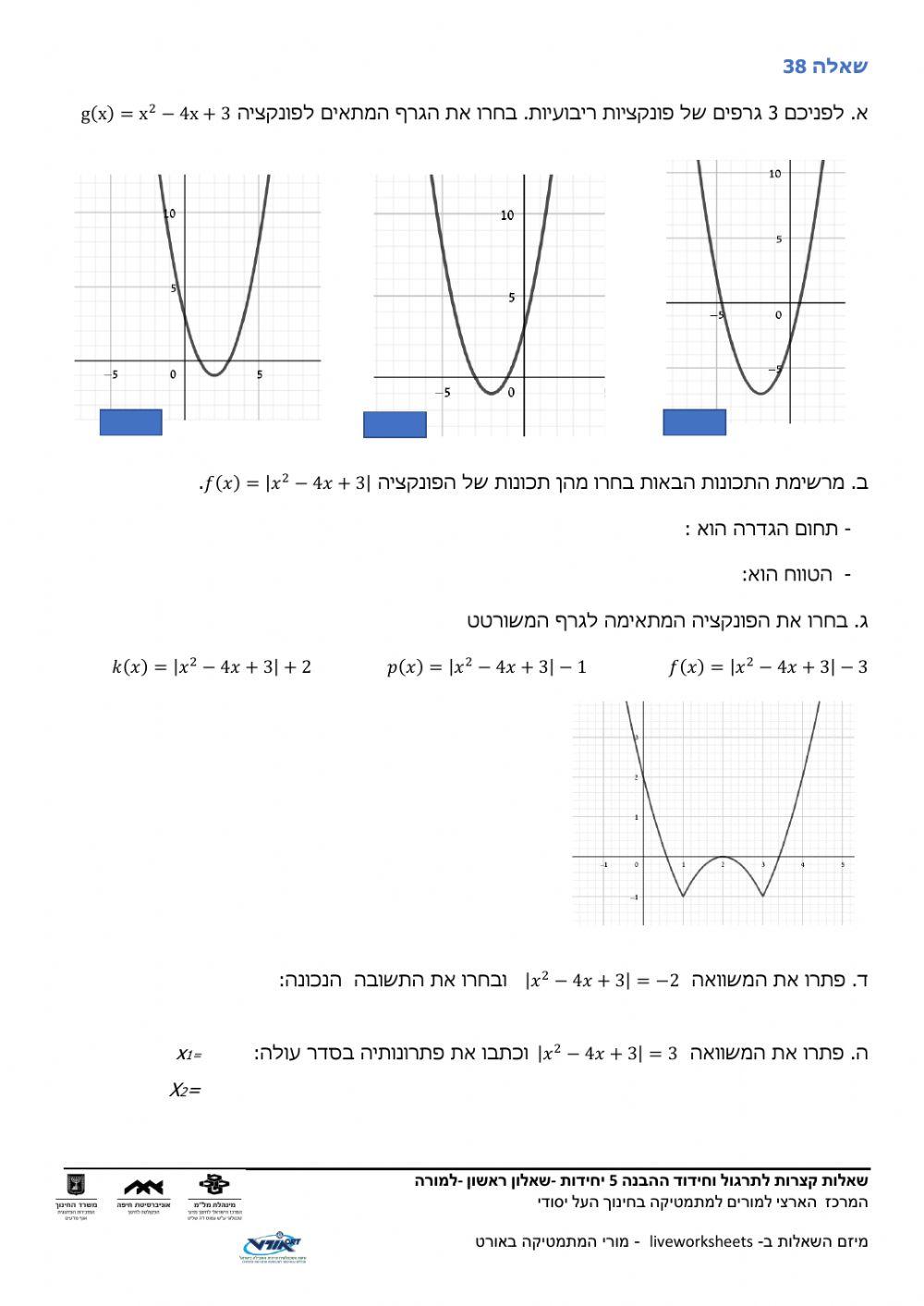 פונקציית ערך מוחלט