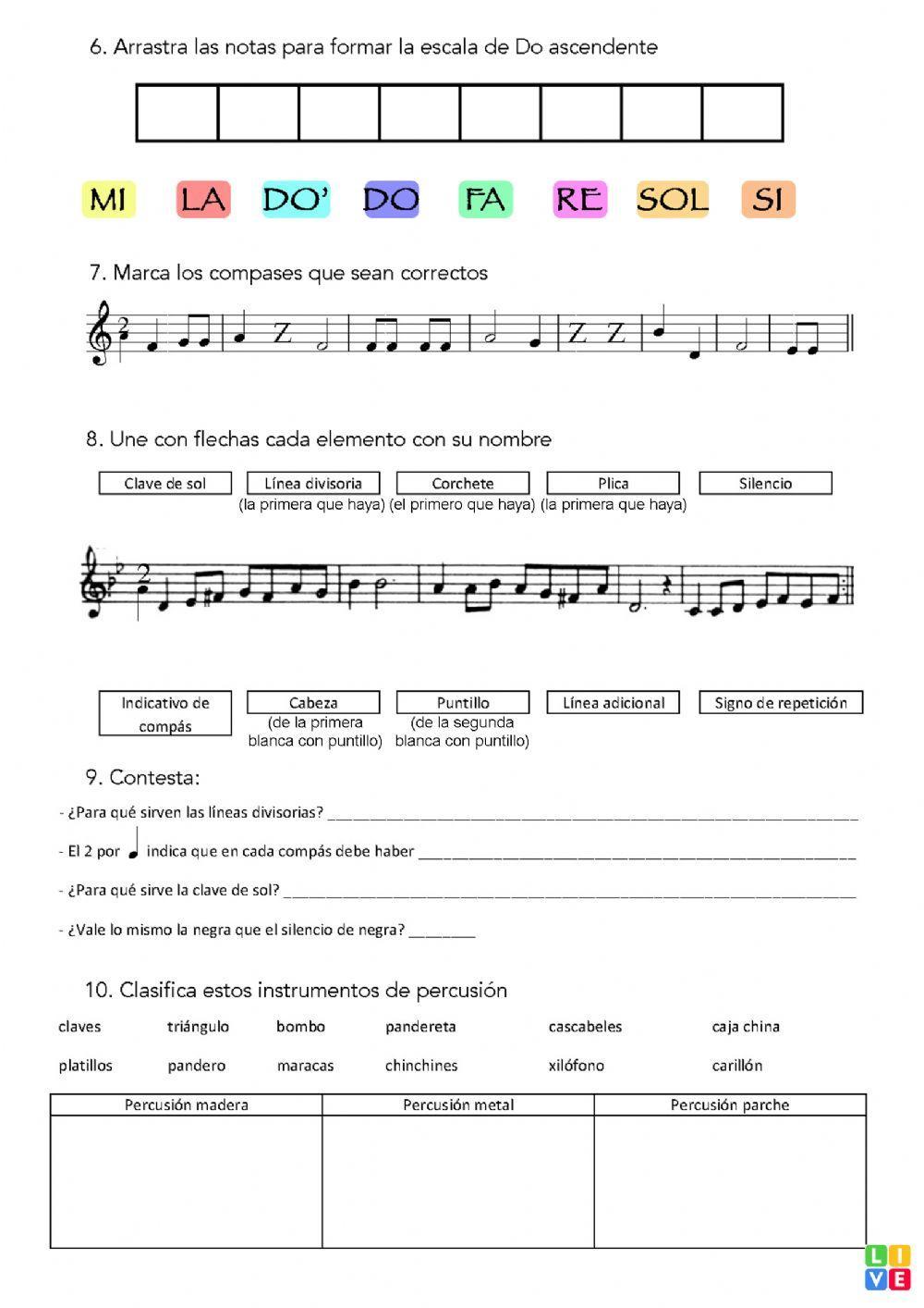 Ejercicios de repaso