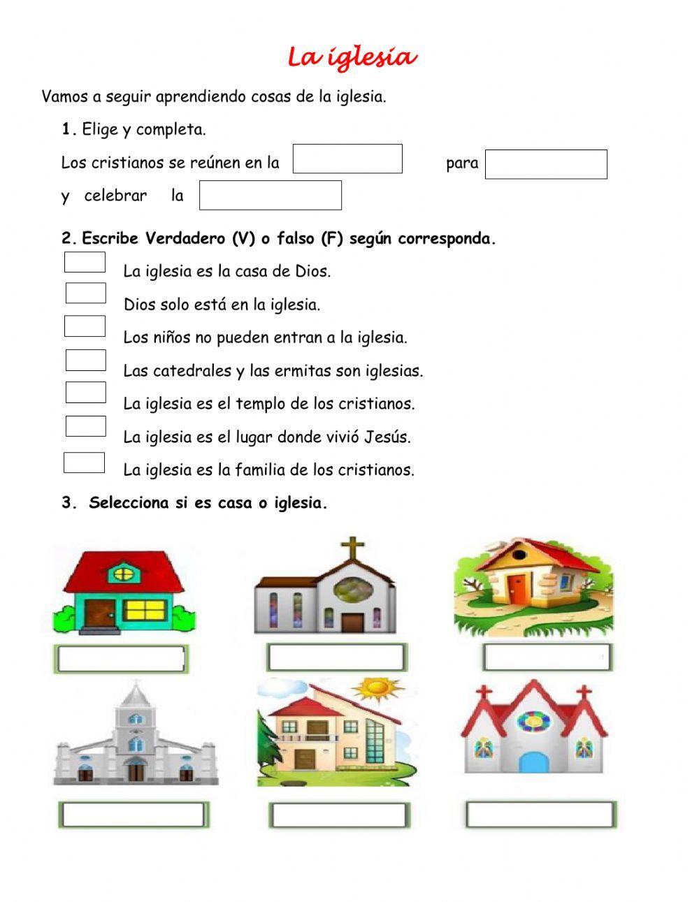 La iglesia segundo primaria