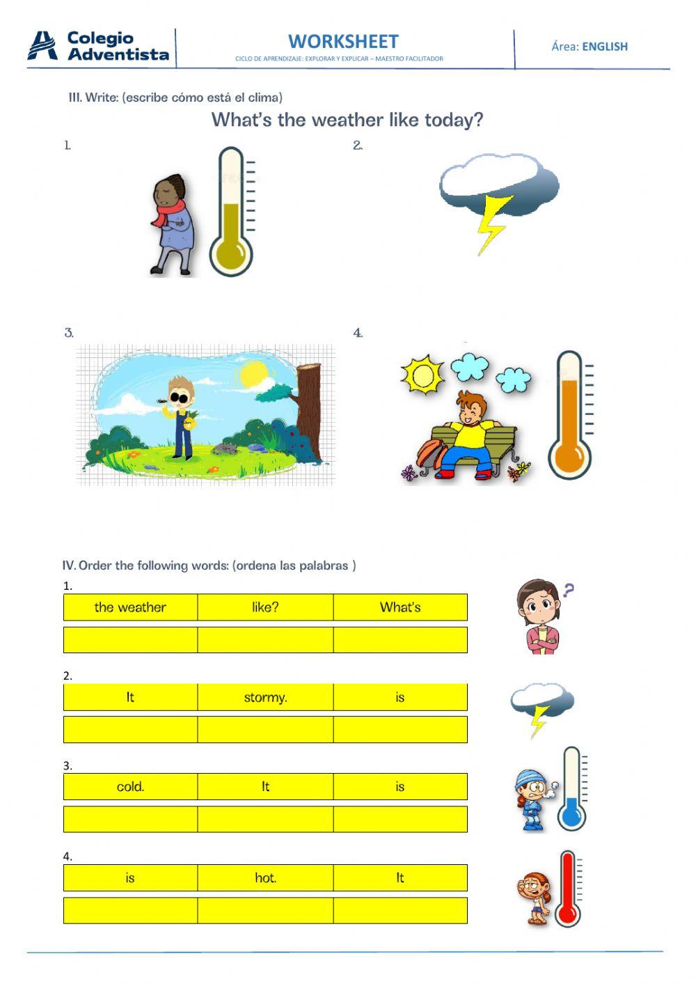 Weather & temperature
