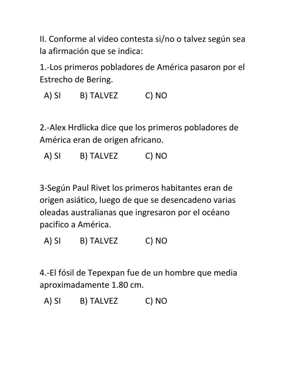 El poblamiento: un viaje de Asia a América