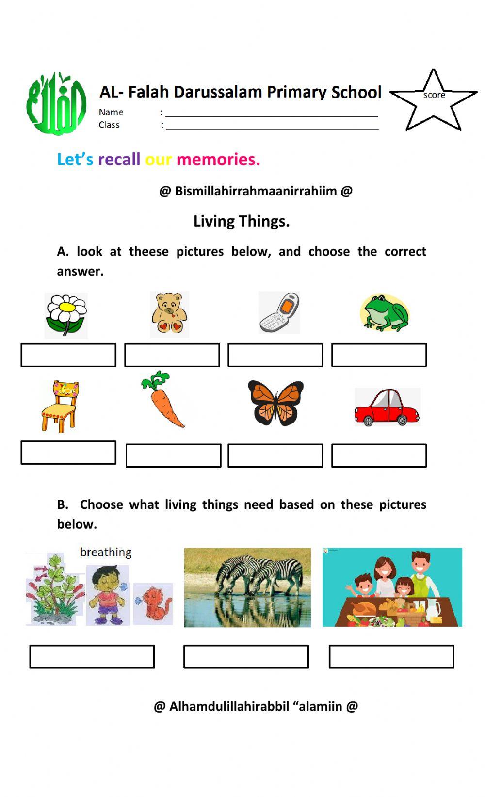 Let's recall our memories