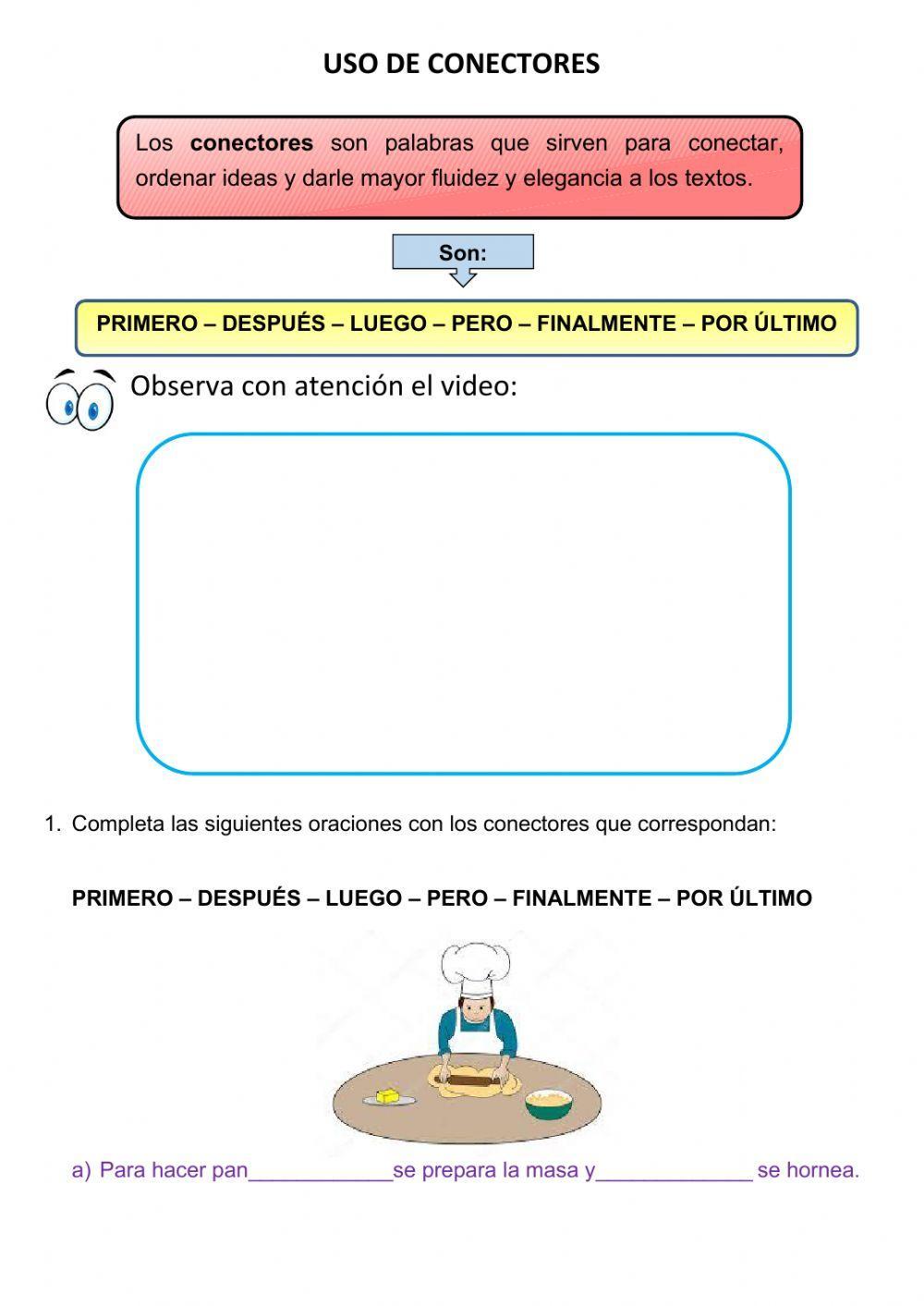 Uso de conectores Uso de conectores