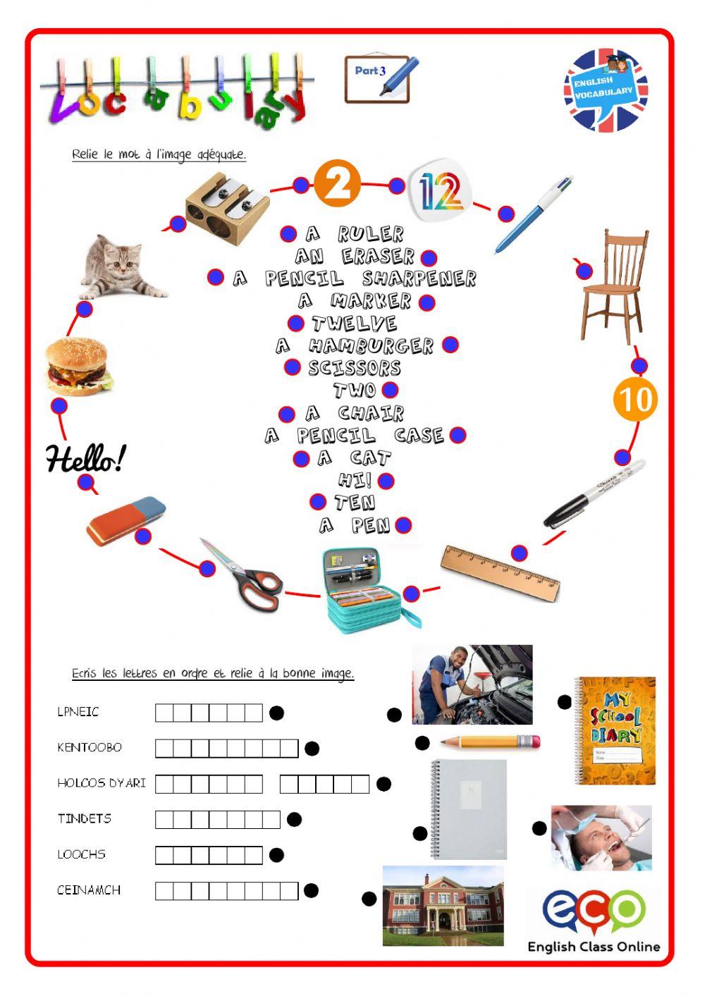 Pad08 5th Matching vocabulary3