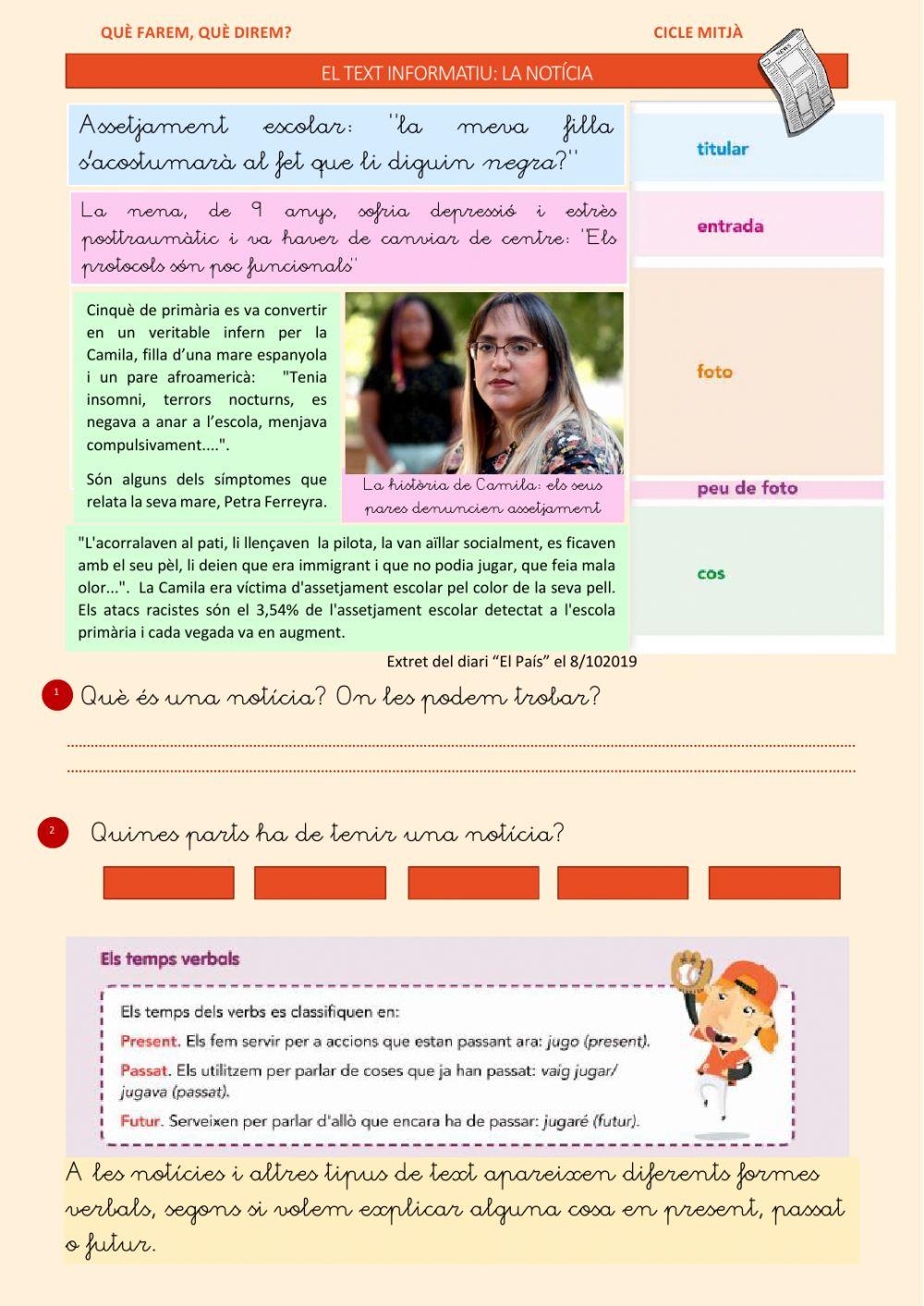 La notícia: racisme