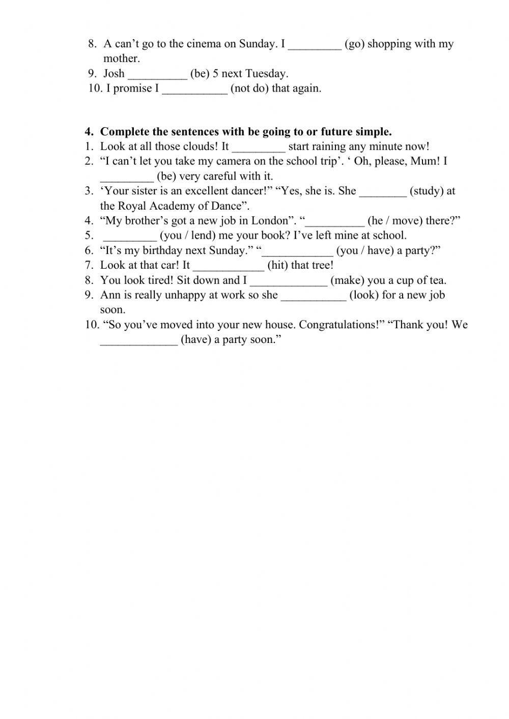 Способы выражения будущего времени