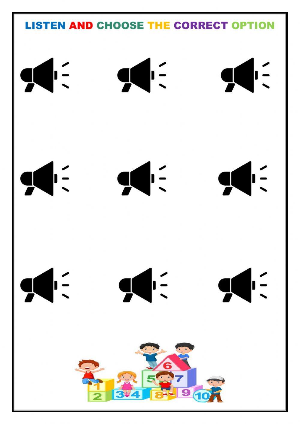 Listen and choose the correct option