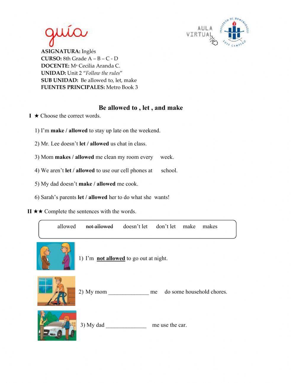 Be allowed t , let, make-Zero Conditional, Conditional Imperative