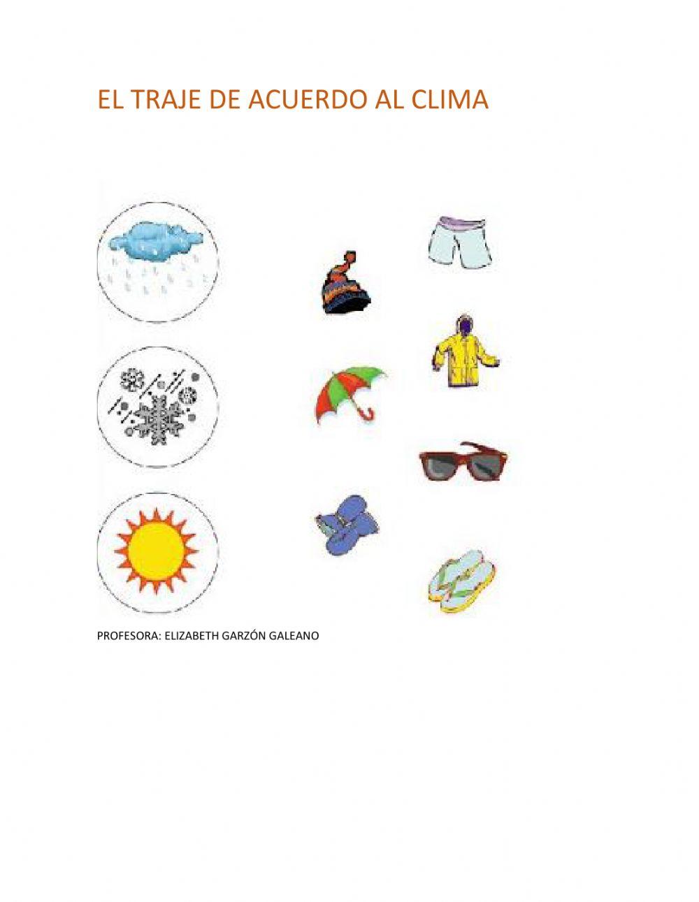 Trajes de acuerdo al clima