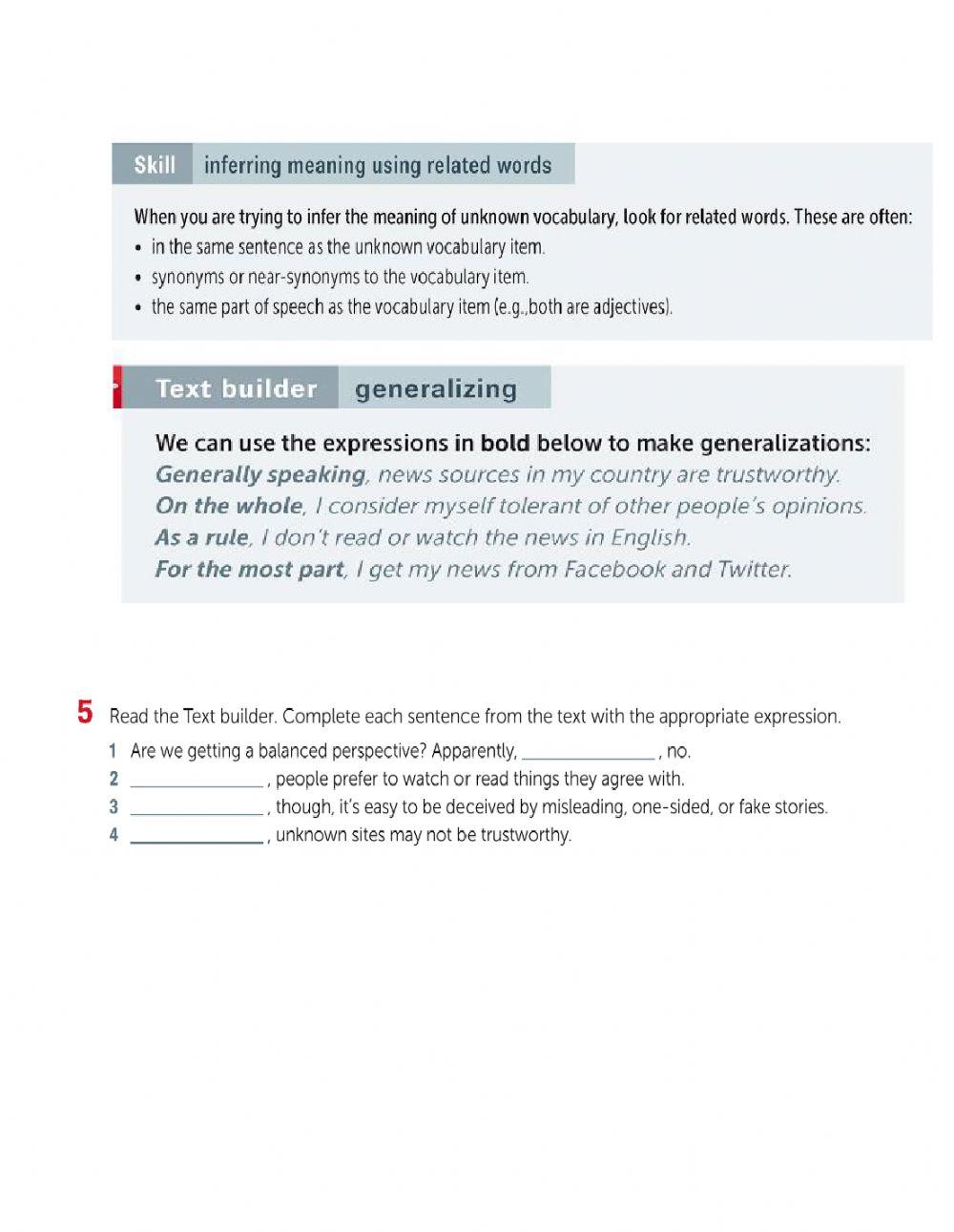 I 8 Unit 8B Skills: Reading