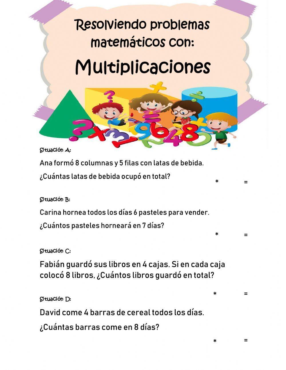 Problemas con multiplicaciones