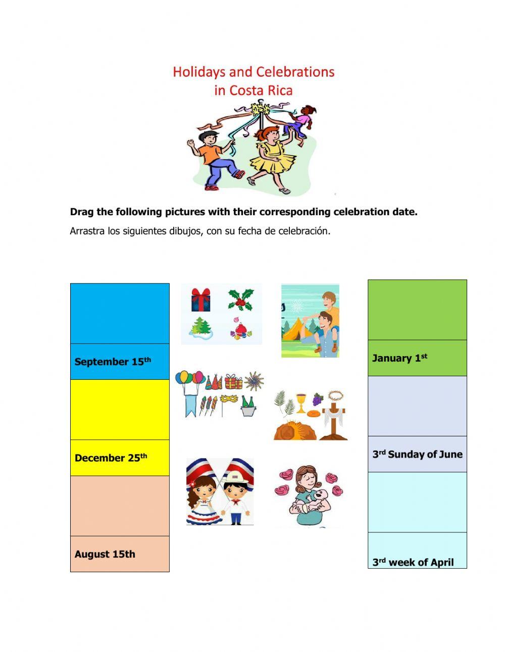 Holidays and Celebrations in Costa Rica