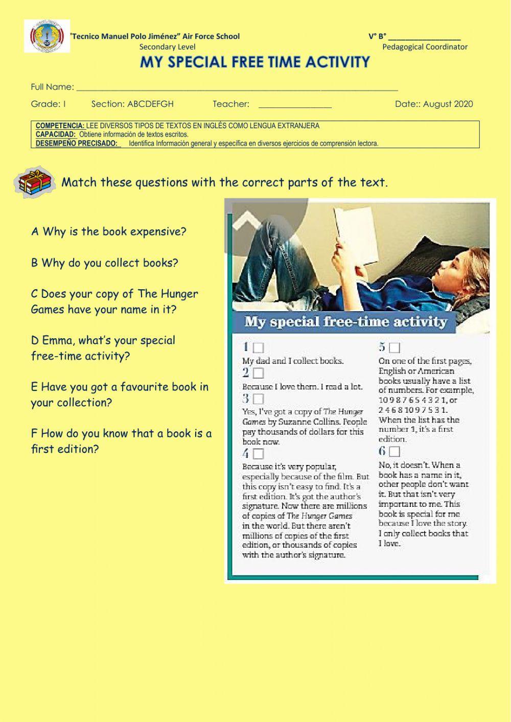 Reading Comprehension Practice