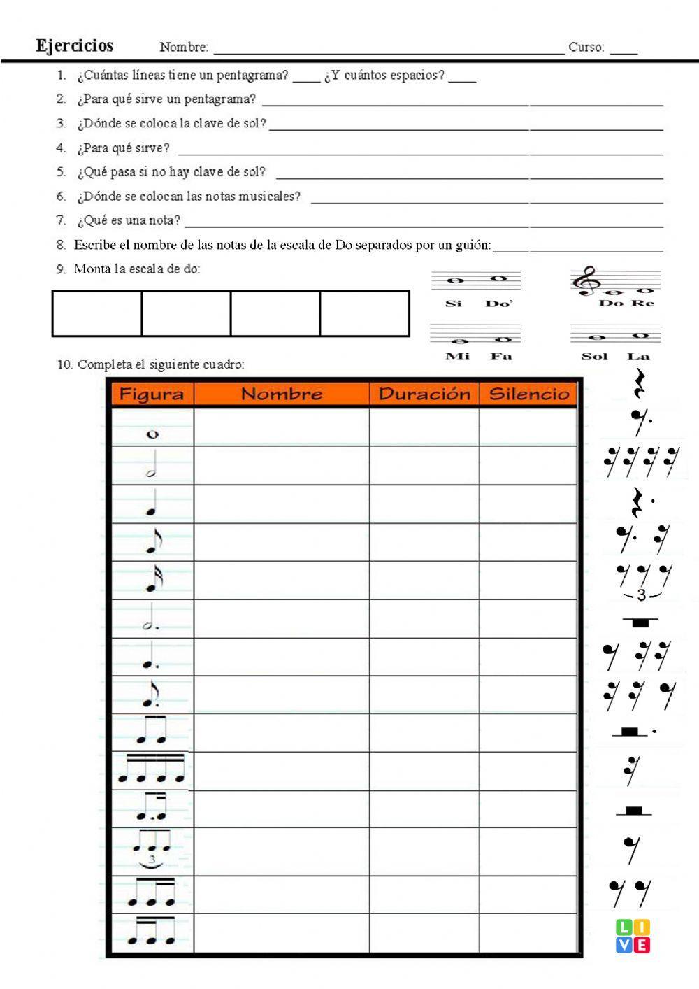 Ejercicios de repaso