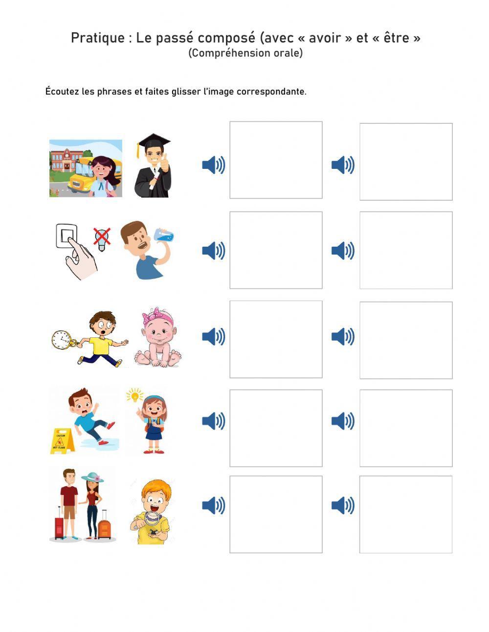 Le passé composé (à l'oral) Le passé composé (à l'oral)
