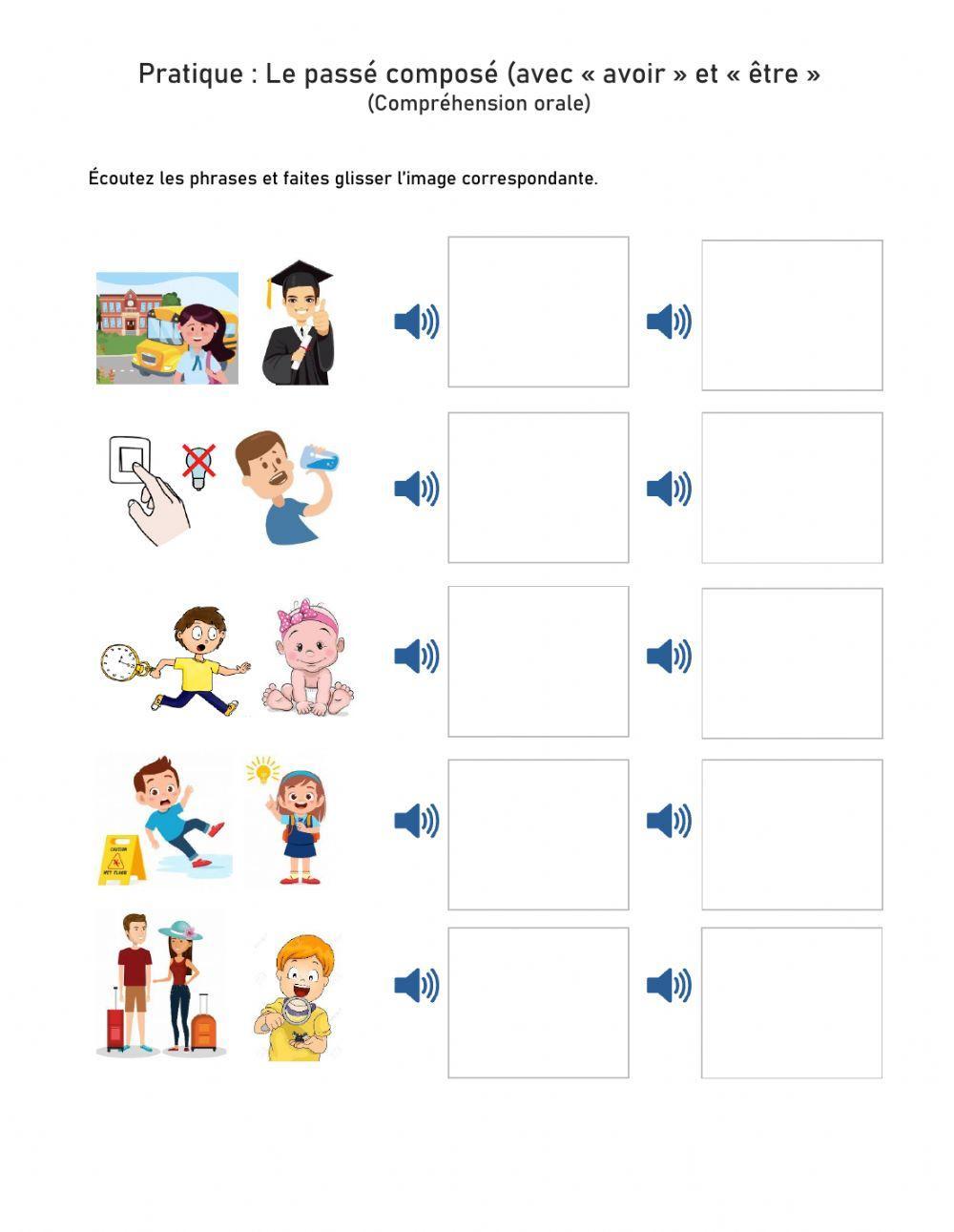 Le passé composé (à l'oral)