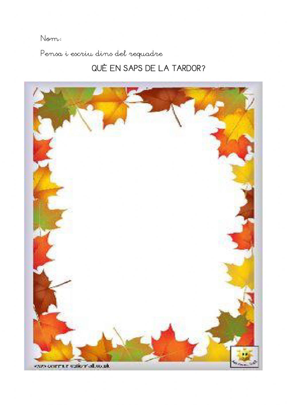 La tardor La tardor