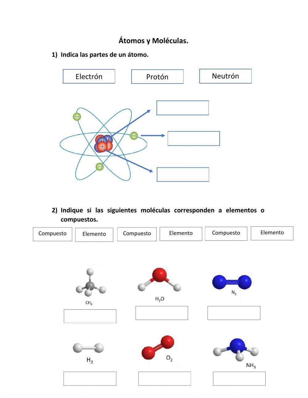 Átomos y moléculas
