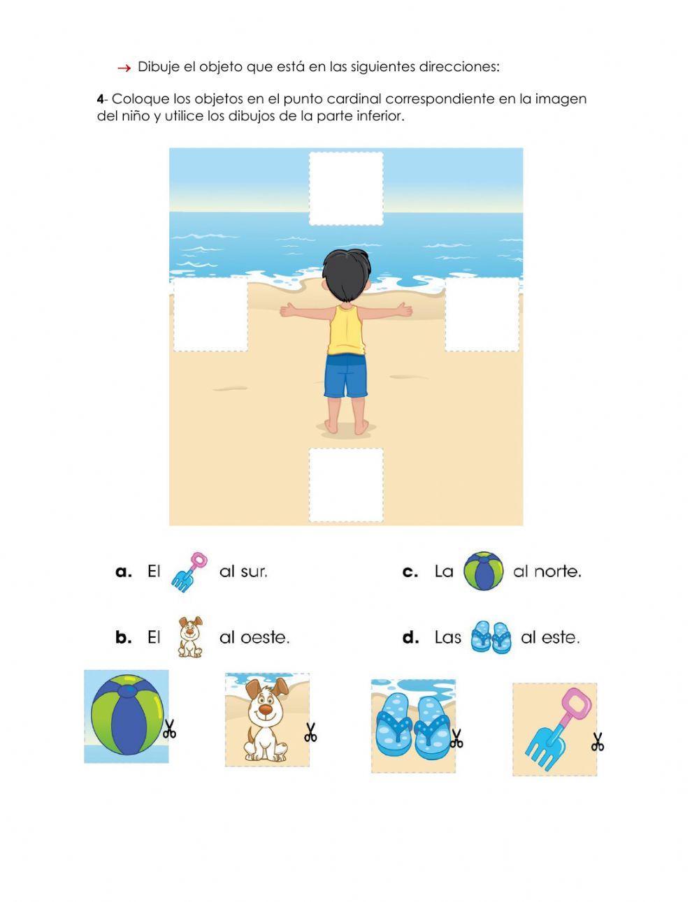 Los puntos cardinales