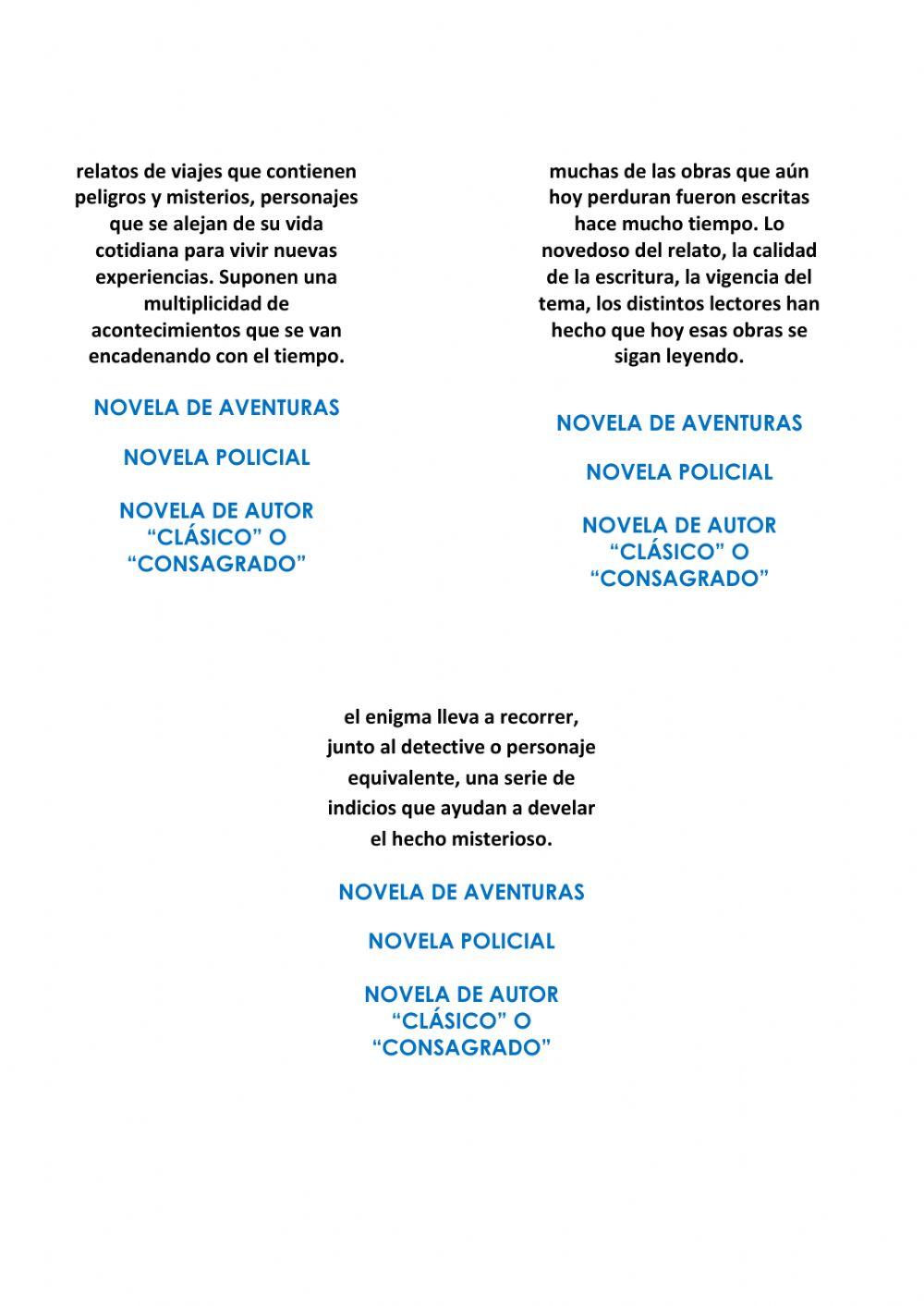 Ejercicio de selección múltiple