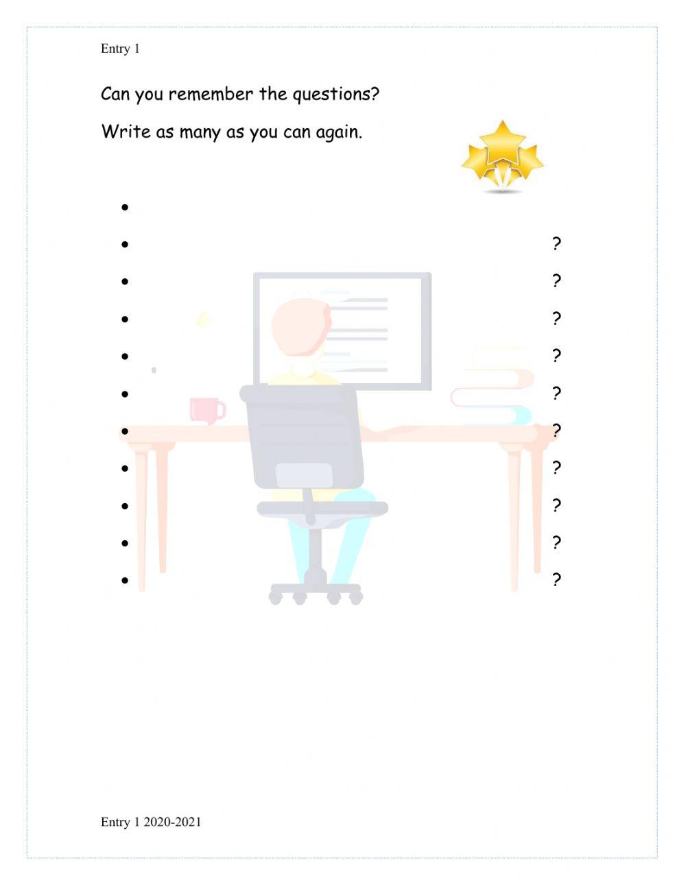 Interview your partner