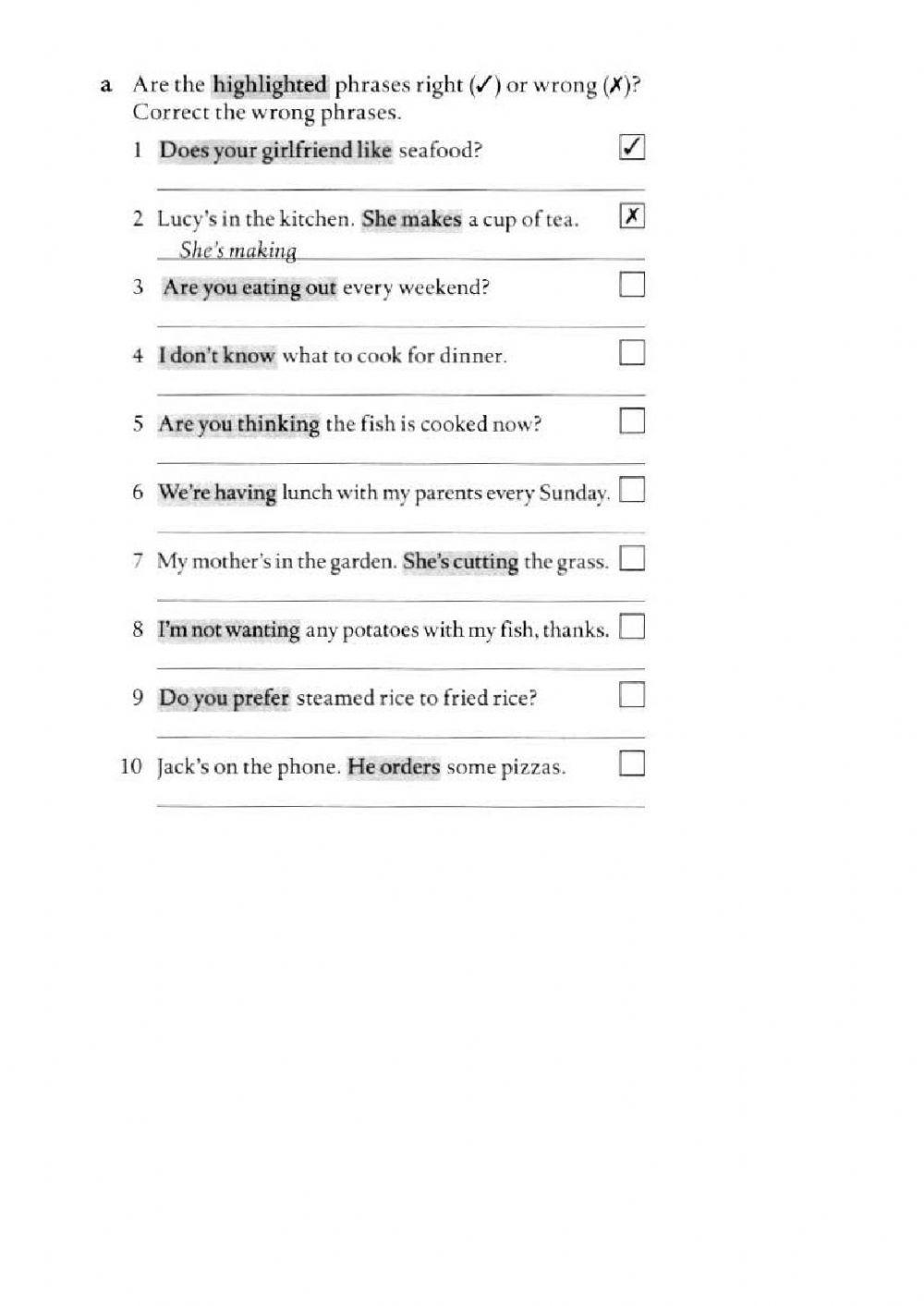 Intermediate English Subjects