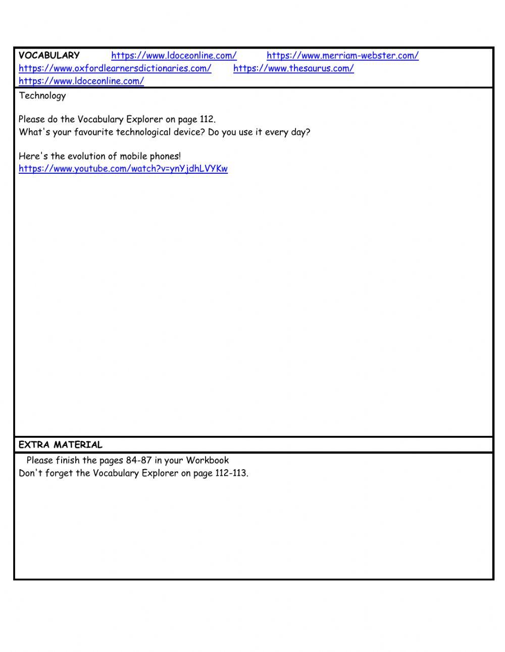 HS L1 WEEKLY PLAN week 14