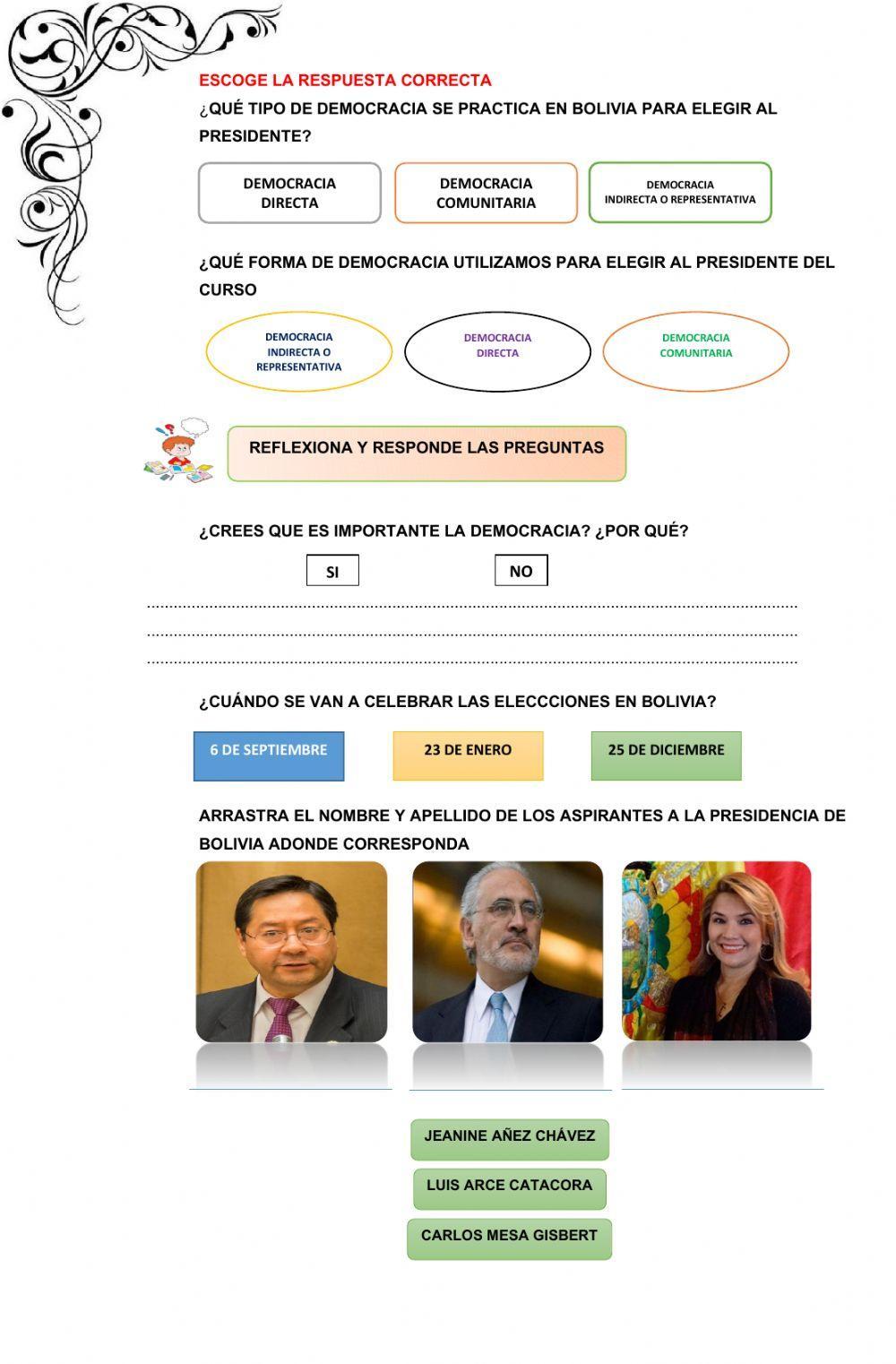 Formas de democracia Formas de democracia