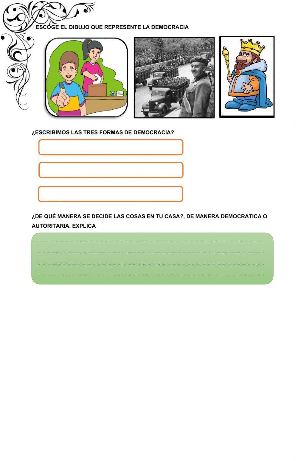 Formas de democracia Formas de democracia