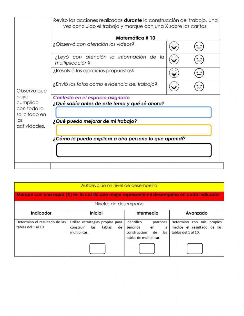 La multiplicación (repaso 1)