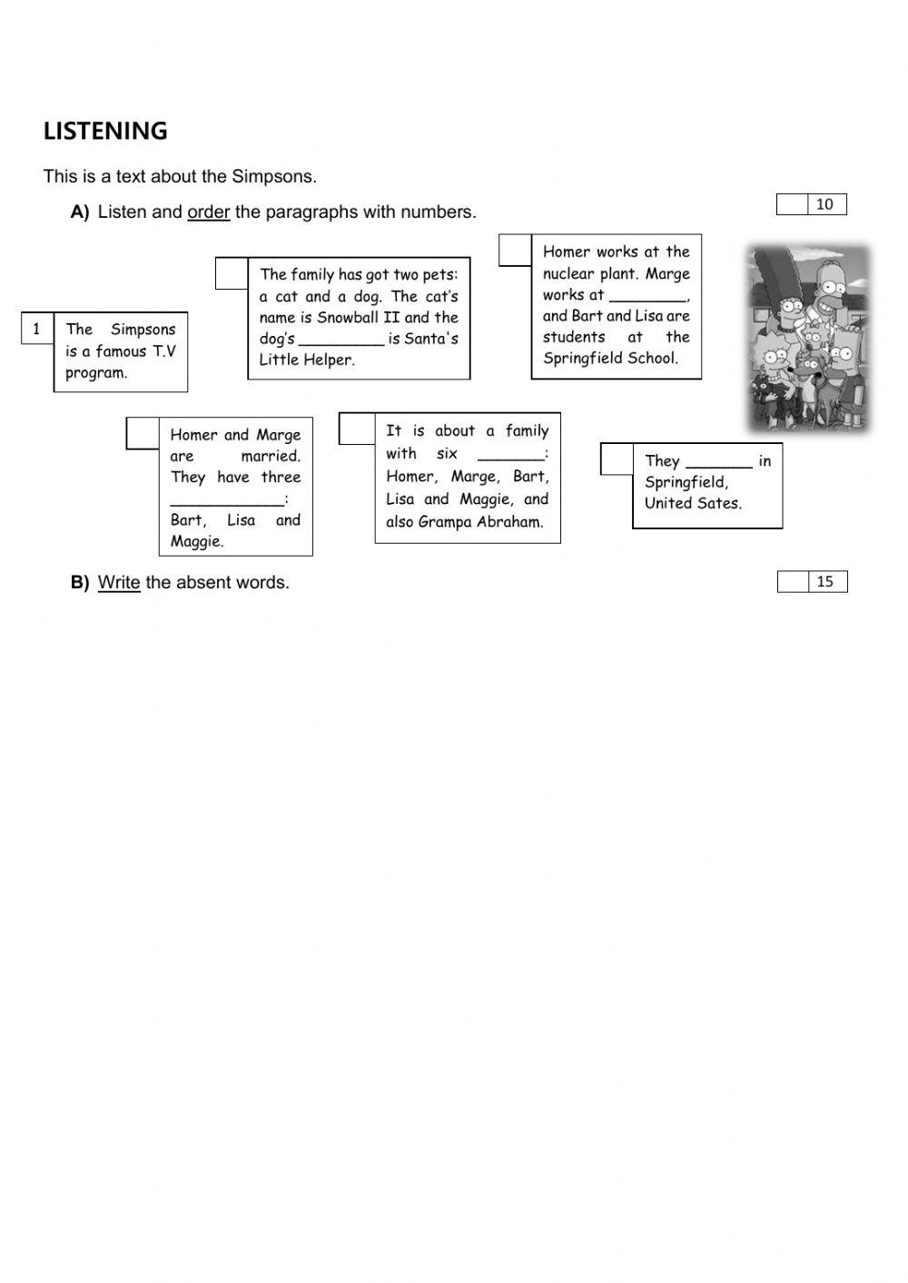 The Simpsons - Listening