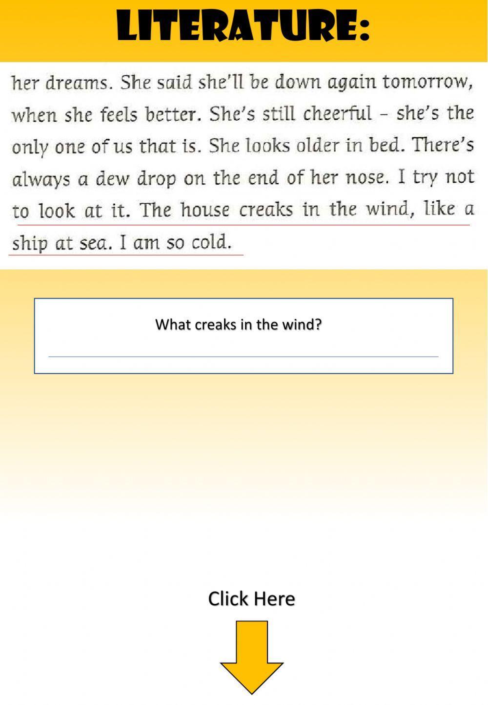 WEEK 22: MONDAY: October