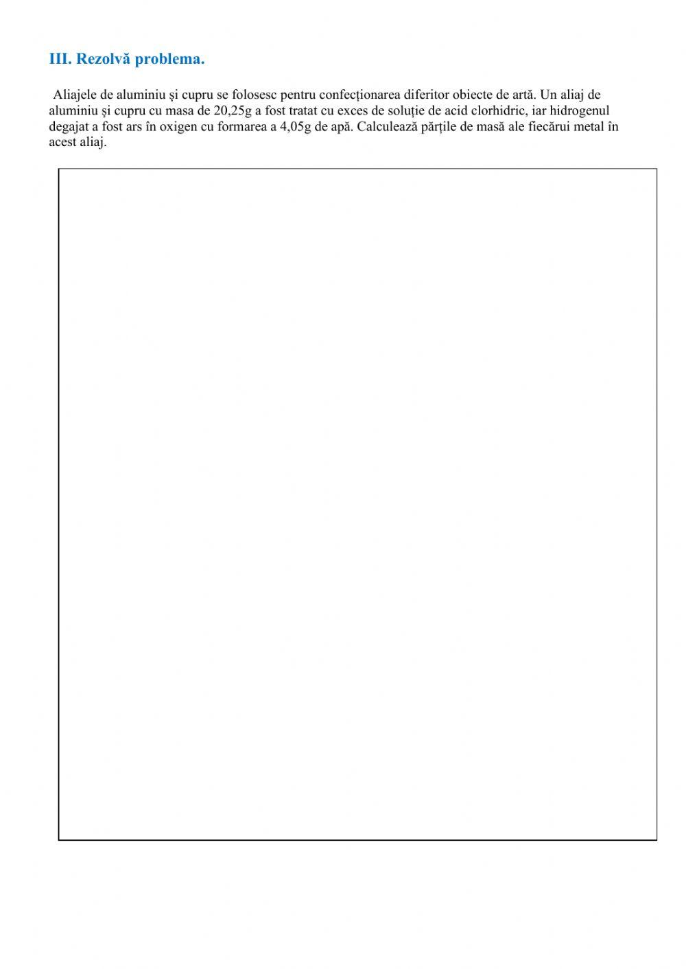 Metalele și compușii lor