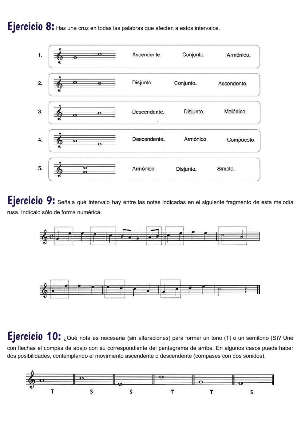 Unidad 4 Los intervalos (I)