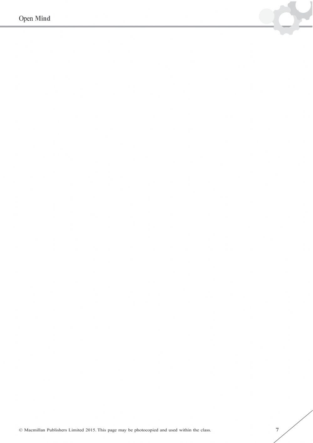 Open Mind Intermediate End-of-course test