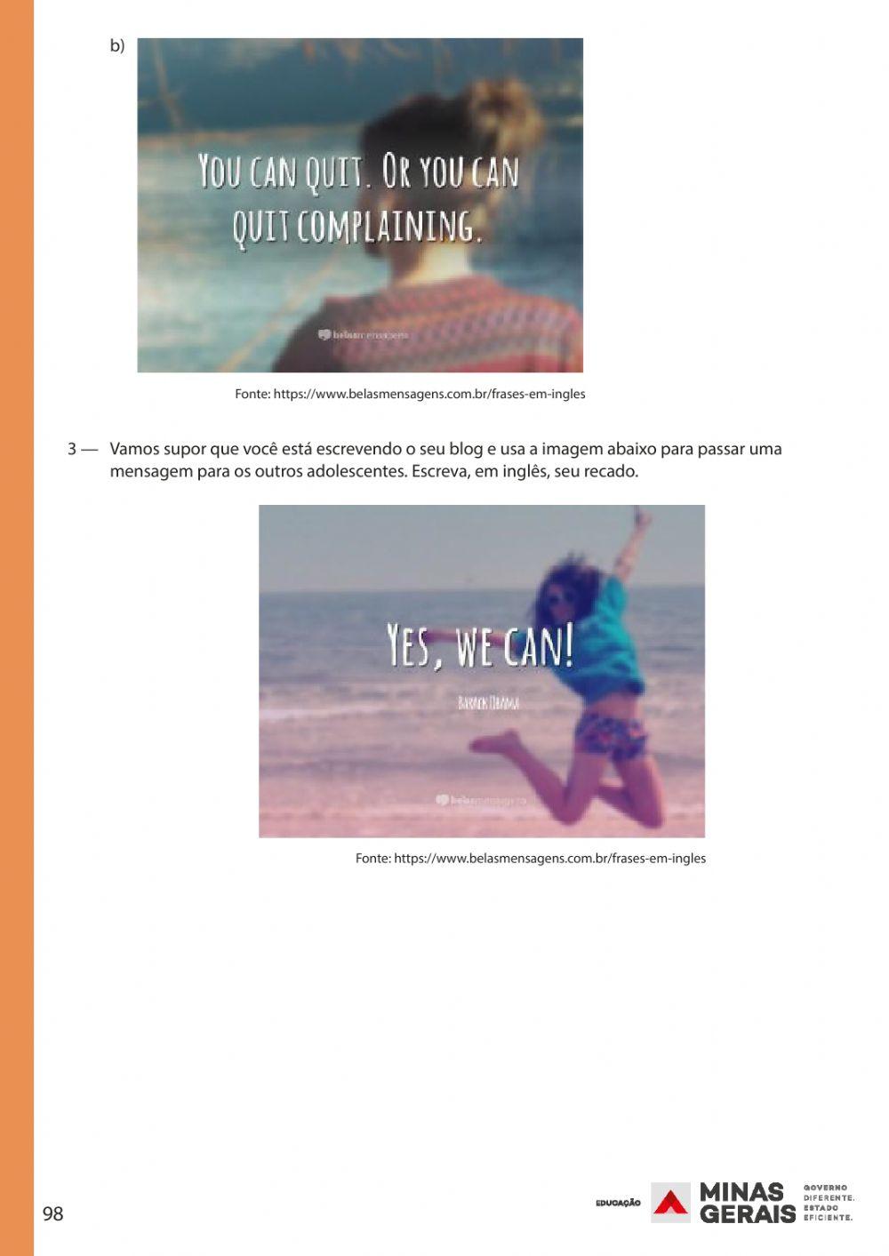 8th Grade English Class PET 2 Week 4