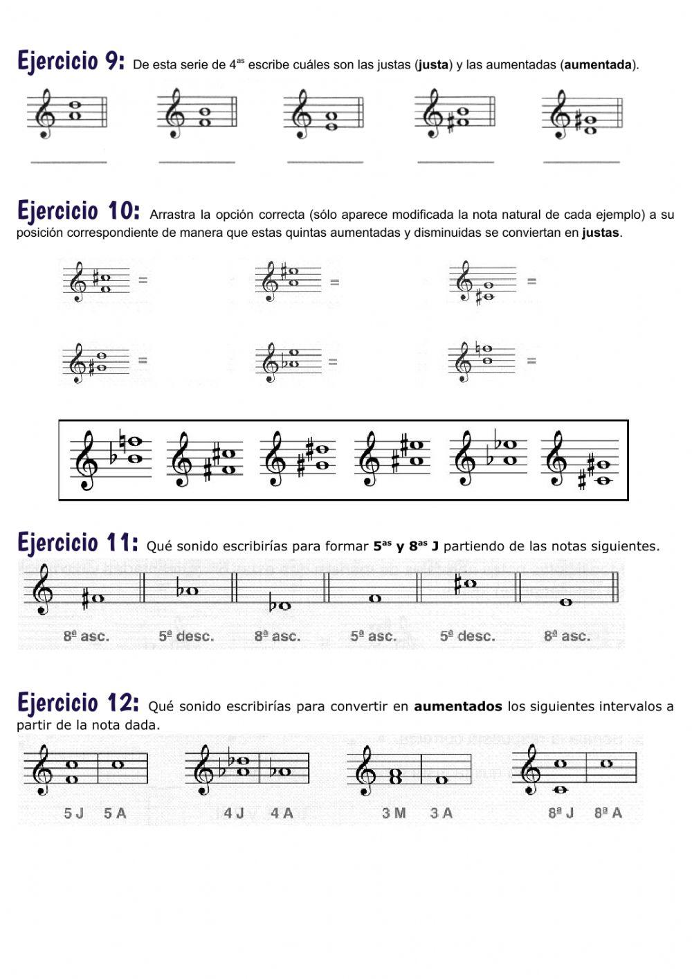 Unidad 5 Clasificación de intervalos (I)