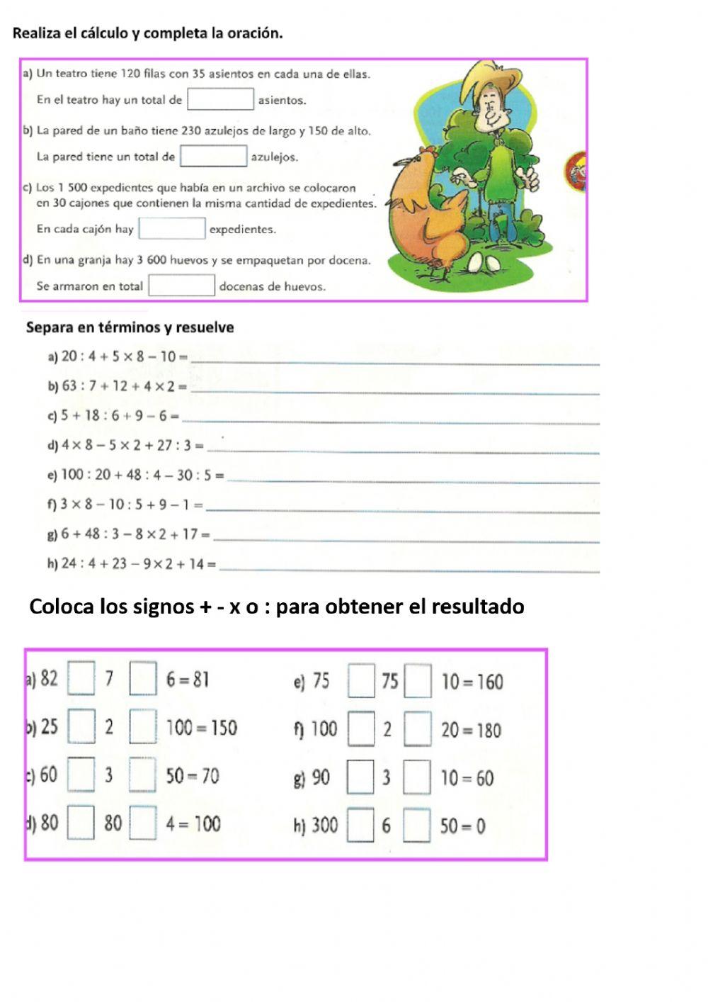 Situaciones problemáticas