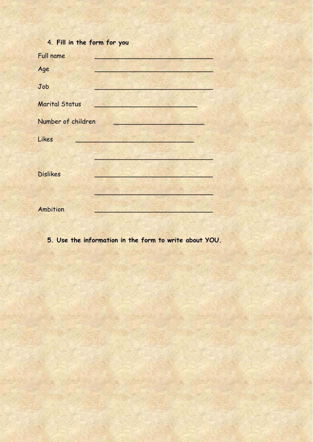 Personal information