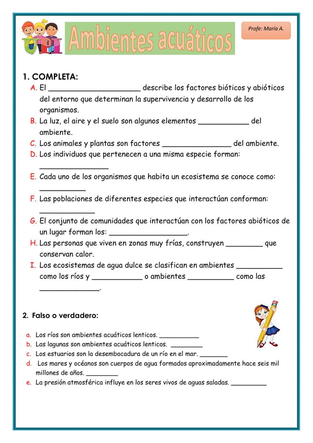 Ambientes acuáticos