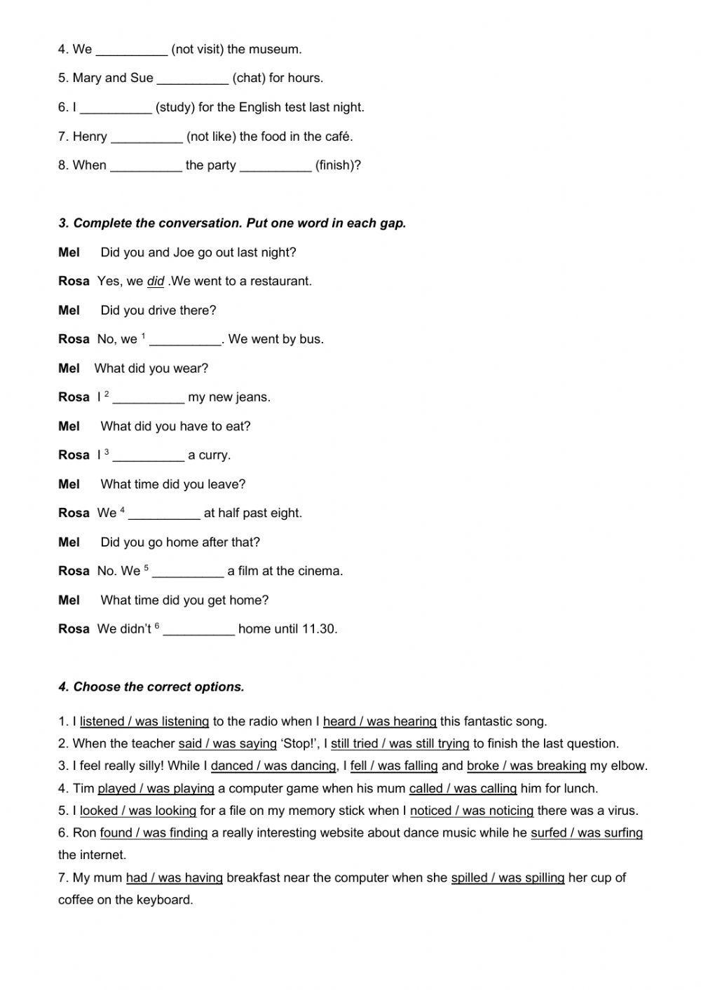 Unit 2 English File Pre-Intermediate