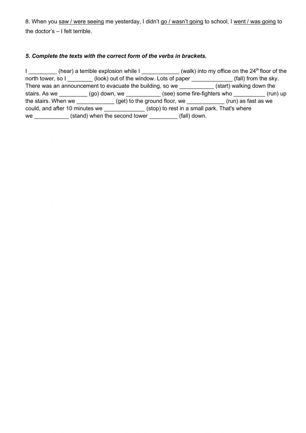 Unit 2 English File Pre-Intermediate