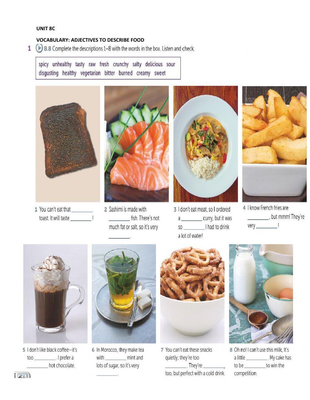 I 4 Unit 8C Vocabulary