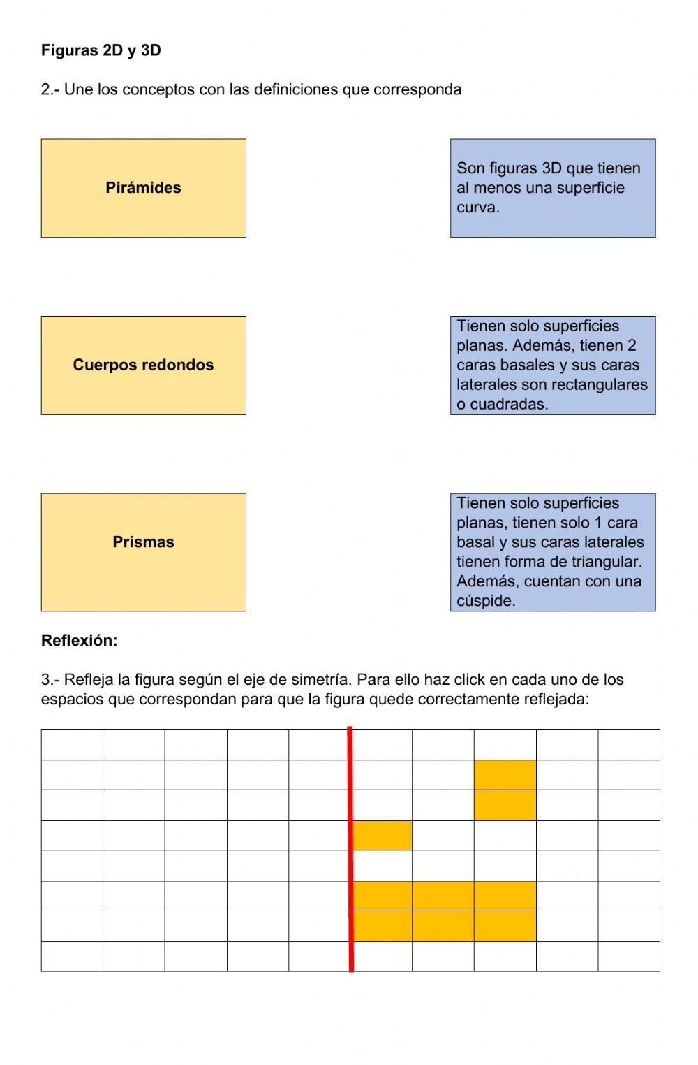 Cuerpos geométricos y transformaciones isométricas