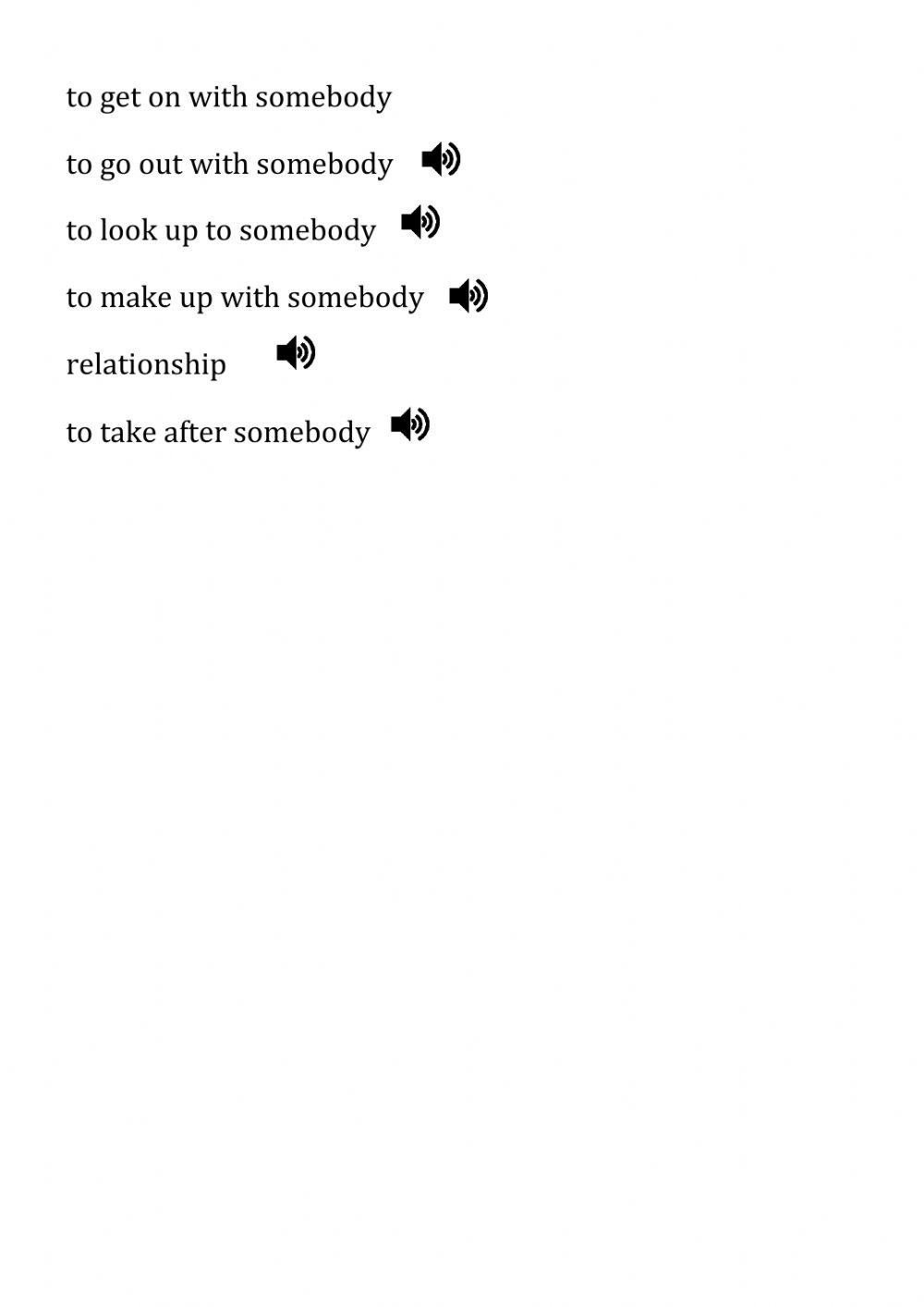 Relationships
